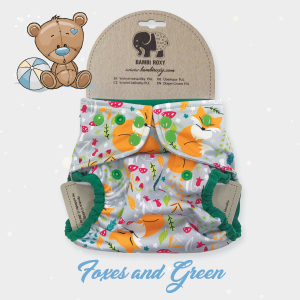Überhose PUL 1-size (new gen)  - Foxes in the wood PULNEW08